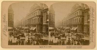 チープサイド、ロンドン;立体画像 作： English Photographer