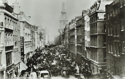チープサイド、ボウチャーチ、ロンドン市、1880年 作： English Photographer