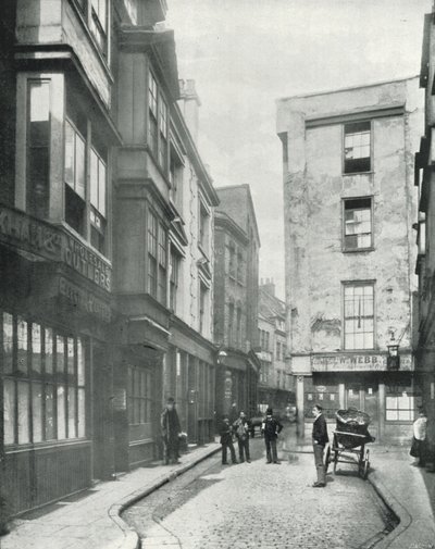 ロンドンの古い街並みを再現した「クロス・フェア」（モノクロ写真 作： English Photographer