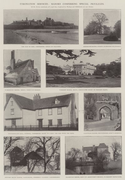 戴冠式サービス、特別特権を付与する荘園 作： English Photographer
