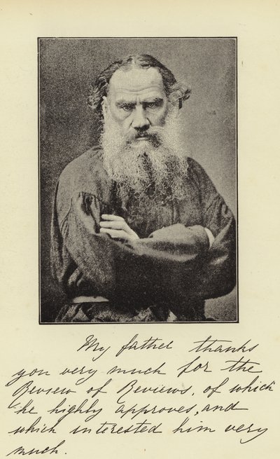 トルストイ伯 作： English Photographer