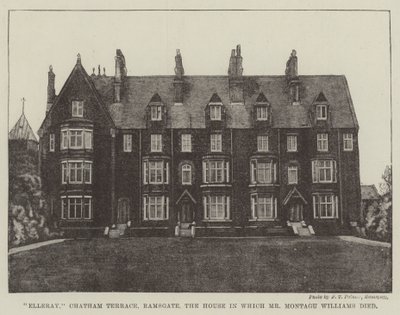 Elleray、Chatham Terrace、Ramsgate、Montagu Williams氏が亡くなった家 作： English Photographer
