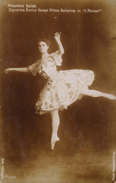 Enrica Varasi、L "Amour at the Alhambra Ballet、Londonのプリマバレリーナ 作： English Photographer