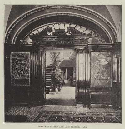Arts and Letters Clubへの入り口 作： English Photographer