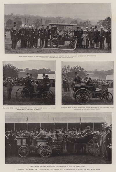 タンブリッジウェルズでの無馬車の展示 作： English Photographer