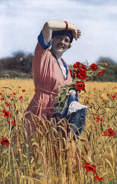 イブの娘の中で最も美しいとされる英国人女性（カラー写真 作： English Photographer