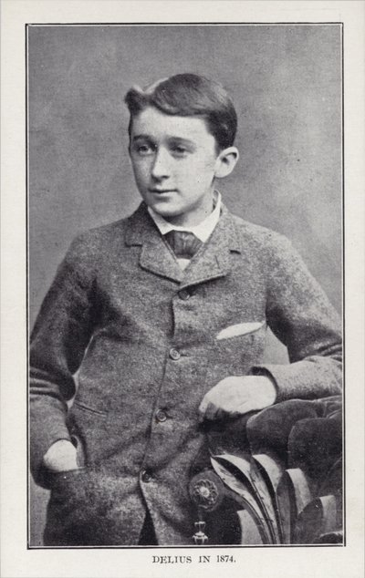 1874年のフレデリックデリウス 作： English Photographer