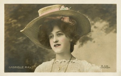 ガブリエル・レイ、イギリスの舞台女優（カラー写真） 作： English Photographer