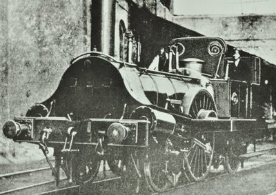 グレートイースタンレイルウェイ（ロンドン＆ブラックウォールセクション）シングルドライバータンク機関車、1860 作： English Photographer