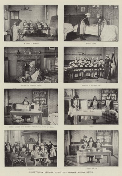 ロンドンの教育委員会の下で主婦のレッスン 作： English Photographer