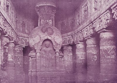 インテリア、アジャンタ洞窟 作： English Photographer