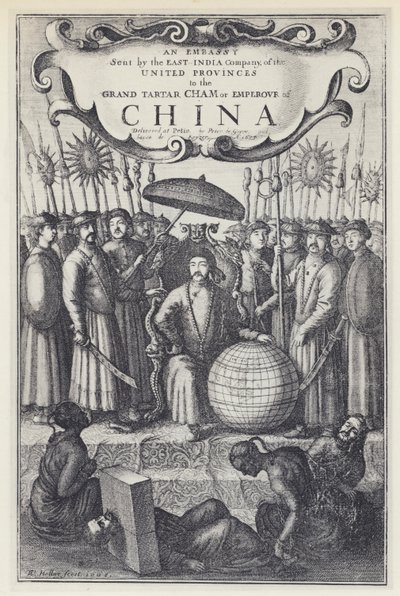 J Nieuhof, An Embassy sent by the East India Company to China, Tr J Ogilby 1673 (bw-photo) 作： English Photographer