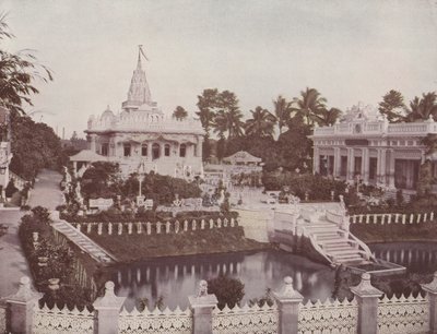 ジャイナ寺院、カルカッタ（カラー写真） 作： English Photographer