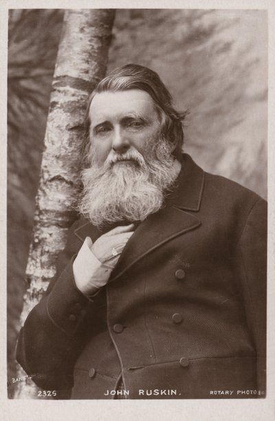 ジョンラスキン（1819〜1900年）、英語作家、美術評論家、芸術家、社会思想家 作： English Photographer