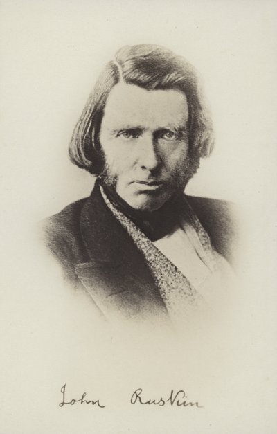 ジョンラスキン（1819〜1900年）、英語作家、美術評論家、芸術家、社会思想家 作： English Photographer