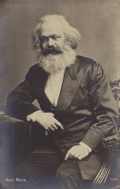 カールマルクス（1818〜1883年）、ドイツの哲学者、経済学者、歴史家、政治理論家 作： English Photographer