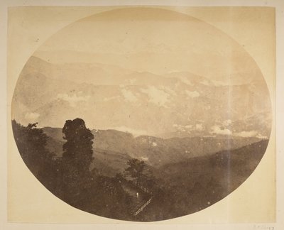 市役所近くの丘からキンチンジュンガ、『ダージリン』より  ダージリンの景色 作： English Photographer