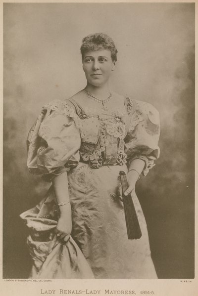 Lady Renals-Lady Mayoress、1894-95 作： English Photographer