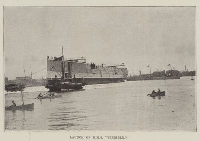HMS Terribleの発売 作： English Photographer