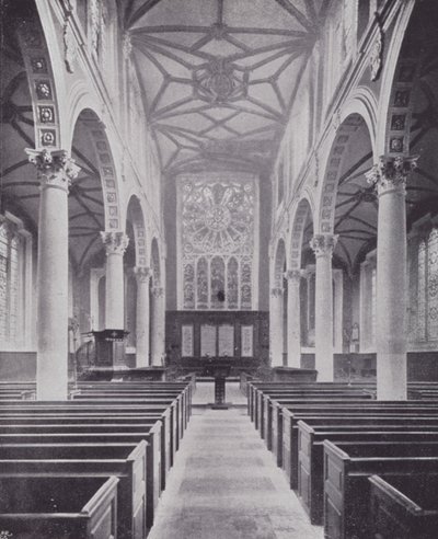 ロンドン市内の教会。St Katherine Cree（モノクロ写真 作： English Photographer