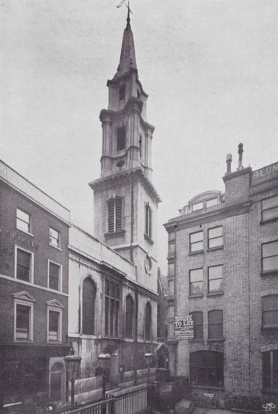 ロンドン市内の教会。St Vedast（モノクロ写真 作： English Photographer
