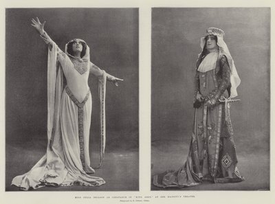 彼女の陛下の劇場で、ジョン王のコンスタンスとしてのミスジュリアニールソン 作： English Photographer