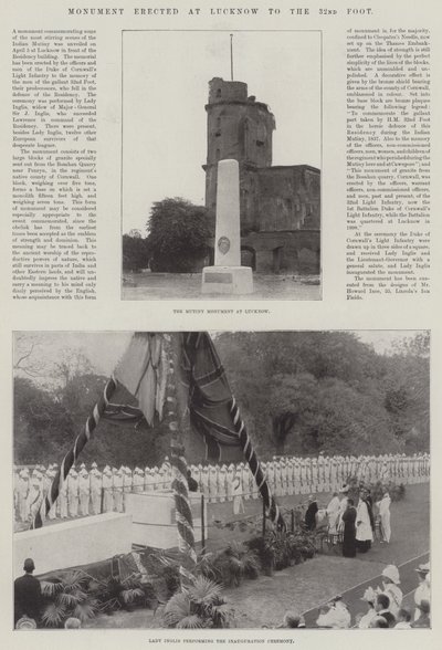 ラクナウ32フィートに建てられた記念碑 作： English Photographer