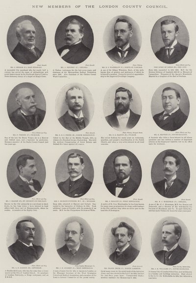 ロンドン郡議会の新メンバー 作： English Photographer