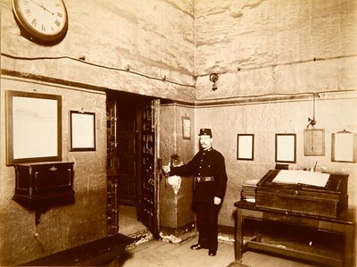 1902年頃のニューゲート刑務所（モノクロ写真） 作： English Photographer