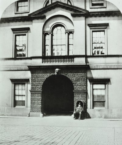ノーサンバーランドハウス、チャーリングクロス、ウェストミンスターLB：中庭、1880 作： English Photographer
