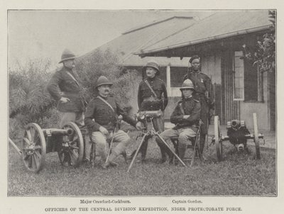 中央部遠征の将校、ニジェール保護領軍 作： English Photographer