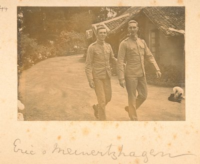 ベイリーによるリチャード・マイナーツハーゲンの肖像画、F.M. ベイリー 1900-03 (セピア写真) 作： English Photographer