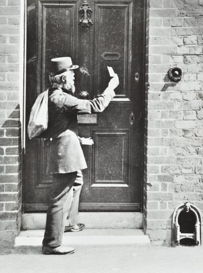 キングウィリアムウォークの郵便配達、グリニッジ、1885 作： English Photographer
