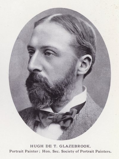 ロンドンの著名人：Hugh De T Glazebrook（モノクロ写真 作： English Photographer