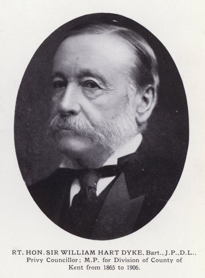 ロンドンの著名人Rt Hon Sir William Hart Dyke（モノクロ写真 作： English Photographer