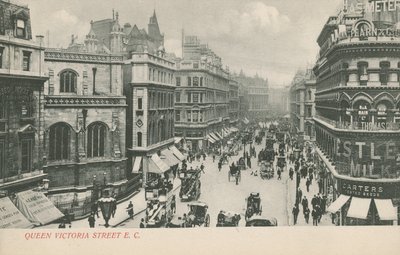 クイーンビクトリアストリート、ロンドン 作： English Photographer