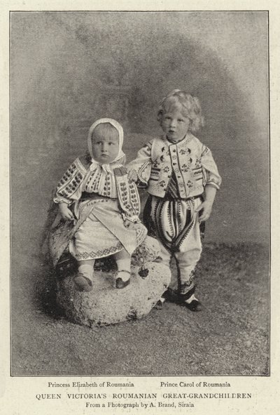 ビクトリア女王、ルーマニアのひ孫 作： English Photographer