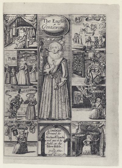 R Brathwait, The English Gentlewoman, M Sparke 1631 (白黒写真) 作： English Photographer