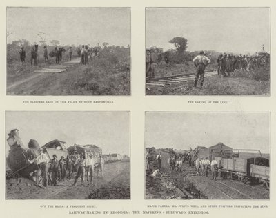 ローデシアの鉄道建設、Mafeking-Buluwayo拡張 作： English Photographer