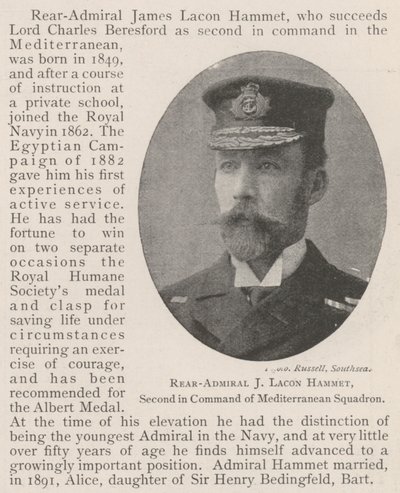 陸軍中将Jラコンハメット、地中海艦隊司令部第2 作： English Photographer