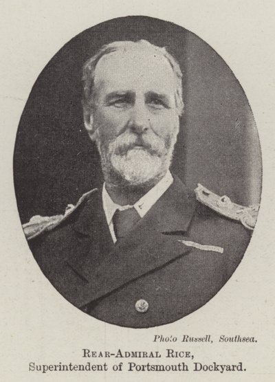 ポーツマスの造船所長、ライス海軍大将 作： English Photographer