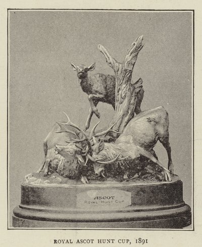 ロイヤルアスコットハントカップ、1891年 作： English Photographer