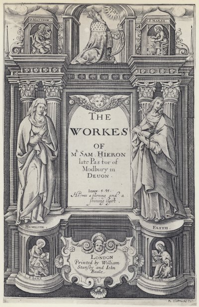 S Hieron, The Workes, W Stansby and J Beale, c 1614 (bw photo) 作： English Photographer