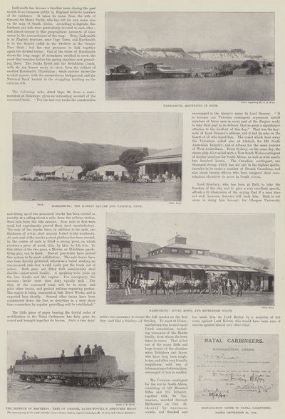 第二次ボーア戦争の様子 作： English Photographer