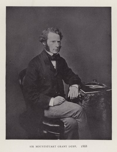 マウントスチュアートグラントダフ卿、1868年 作： English Photographer