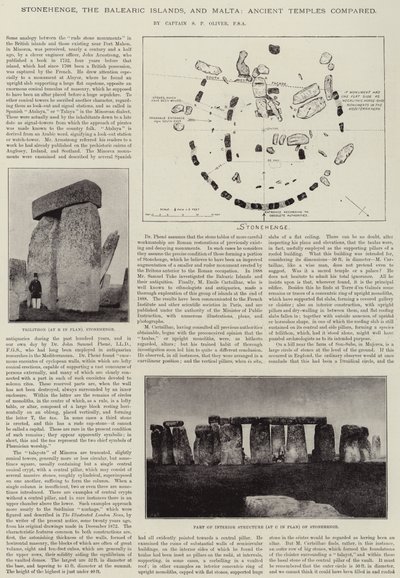 ストーンヘンジ、バレアレス諸島、マルタ、古代寺院の比較 作： English Photographer