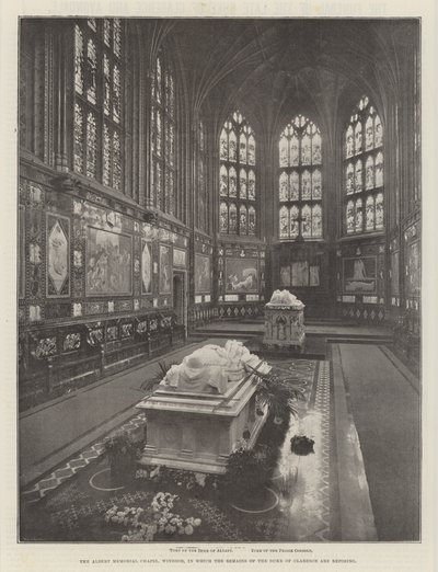 クラレンス公の遺跡が安息しているウィンザーのアルバート記念礼拝堂 作： English Photographer