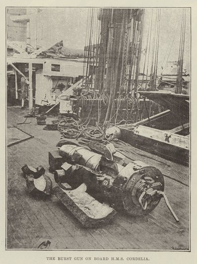 HMS Cordelia搭載のバーストガン 作： English Photographer