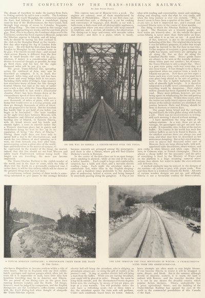 シベリア横断鉄道の完成 作： English Photographer