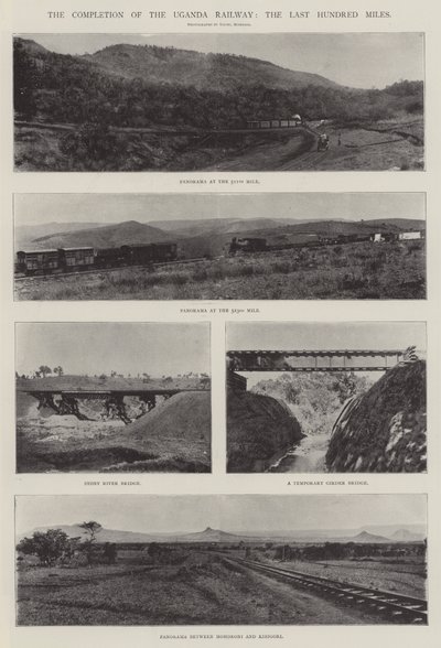 ウガンダ鉄道の完成、最後の百マイル 作： English Photographer
